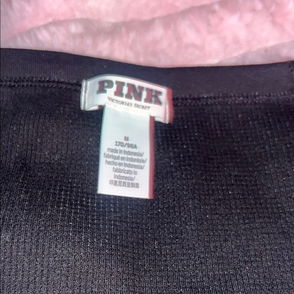 BRAND NEW  VICTORIAS SECRET Black Pajamas with White Dots - Picture 5 of 6